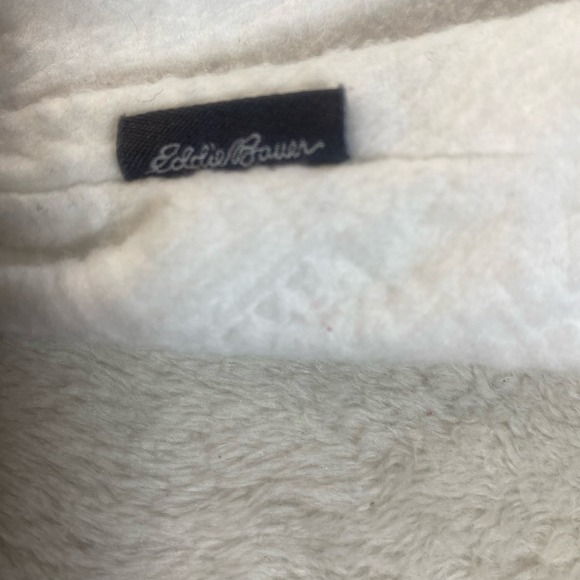 Eddie Bauer Women's L/S Polar Fleece Quarter Zip Pullover L Geo Print - Picture 9 of 9